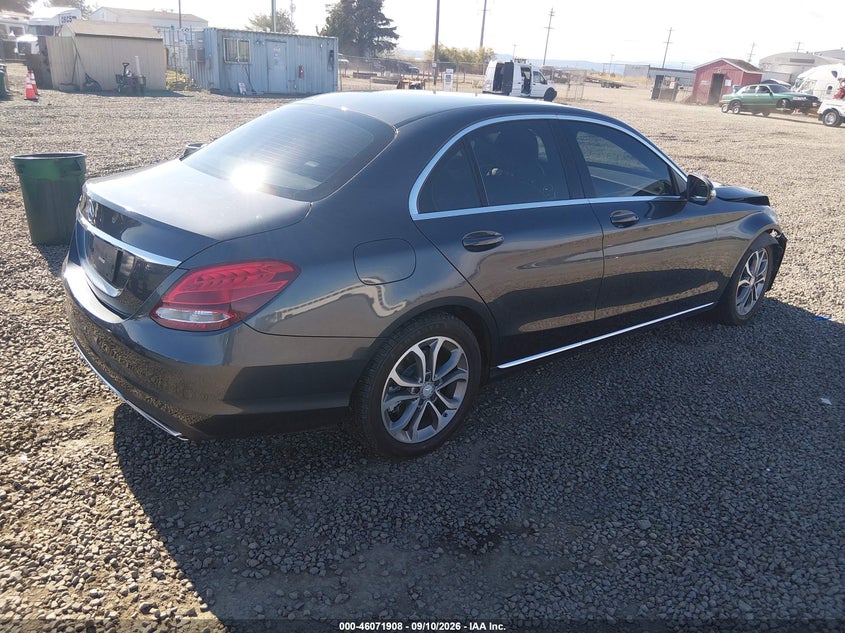 Vin: 55swf4jb8fu095223, lot: 46571443, mercedes-benz c 300 20154