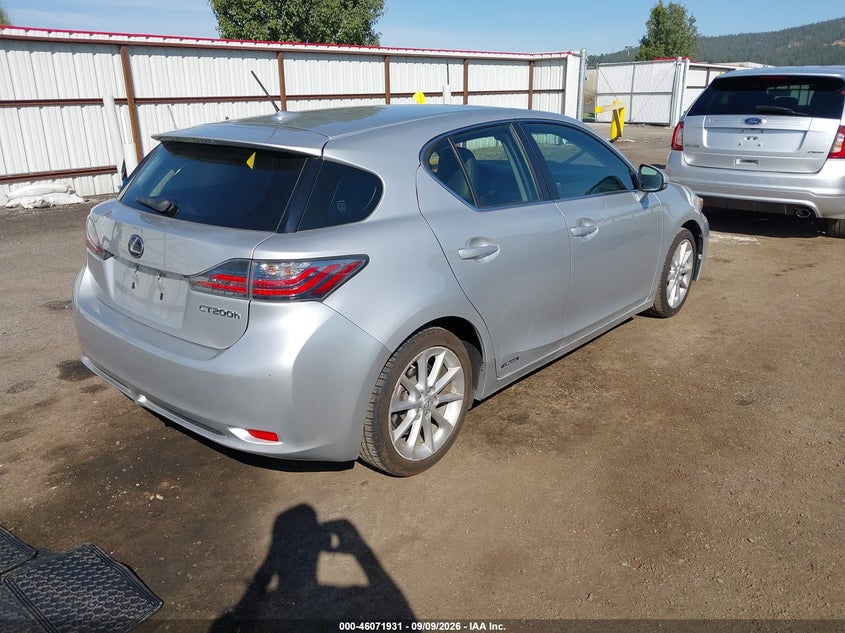 Vin: jthkd5bh4c2064773, lot: 46571466, lexus ct 200h premium 20124