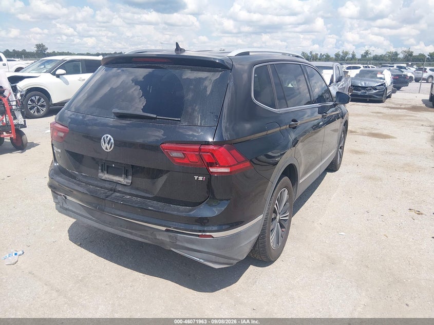 Vin: 3vv3b7ax5jm173783, lot: 46571498, volkswagen tiguan 2.0t se/2.0t sel 20184