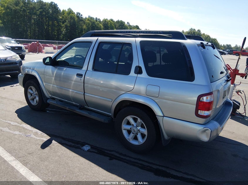 NISSAN PATHFINDER 2004 VIN JN8DR09X44W809726