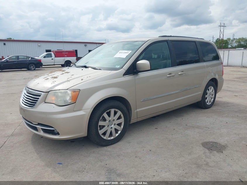 Vin: 2c4rc1bg9dr511359, lot: 46571544, chrysler town & country touring 20132