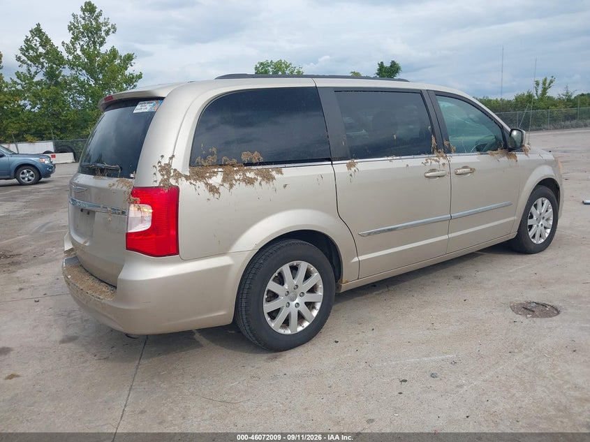 Vin: 2c4rc1bg9dr511359, lot: 46571544, chrysler town & country touring 20134