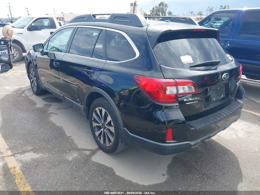 Vin: 4s4bsenc5f3278561, lot: 46571566, subaru outback 3.6r limited 20153