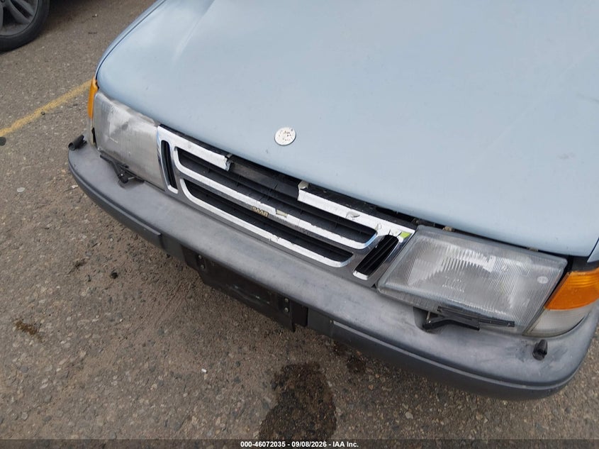 SAAB 9000 1992 VIN YS3CK55B5N1048036