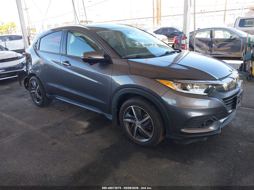 2022 Honda Hr-V 2Wd Ex-L, Right Side, IAAI, VIN 3CZRU5H72NM724166