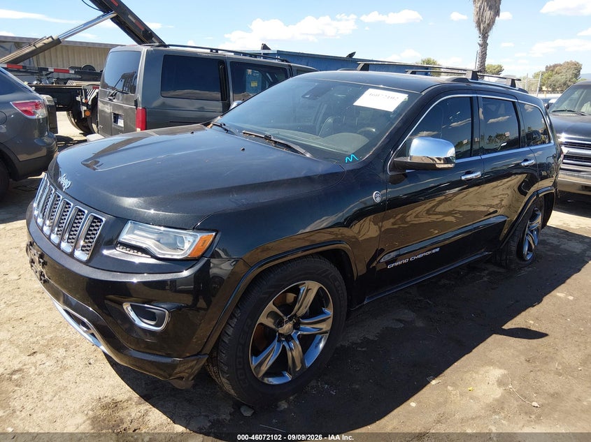 Vin: 1c4rjfcg1ec364014, lot: 46571637, jeep grand cherokee overland 20142