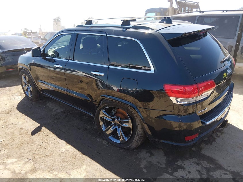 Vin: 1c4rjfcg1ec364014, lot: 46571637, jeep grand cherokee overland 20143