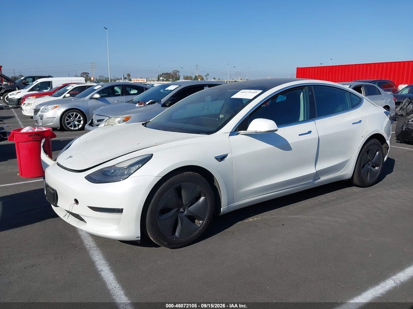 Vin: 5yj3e1ea5lf744754, lot: 46571640, tesla model 3 standard range plus rear-wheel drive/standard range rear-wheel drive 20202