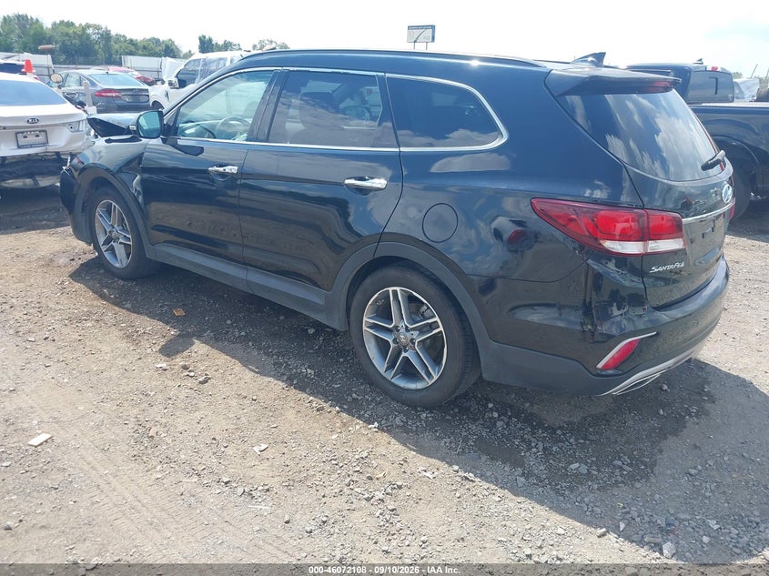 Vin: km8sr4hf2ju277799, lot: 46571643, hyundai santa fe se ultimate 20183