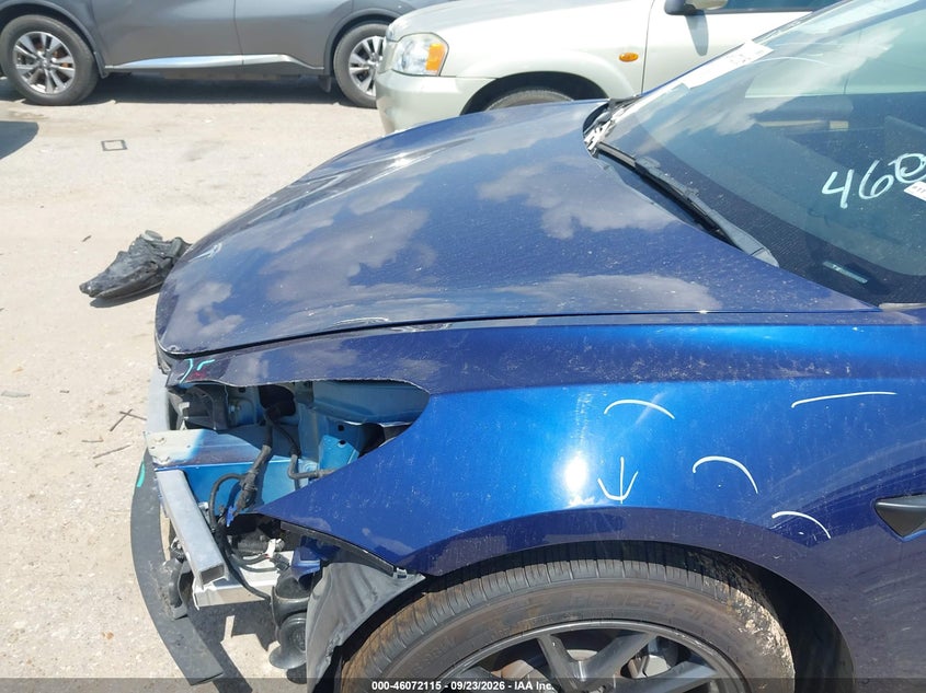 TESLA MODEL 3 2022 VIN 5YJ3E1EA5NF374375