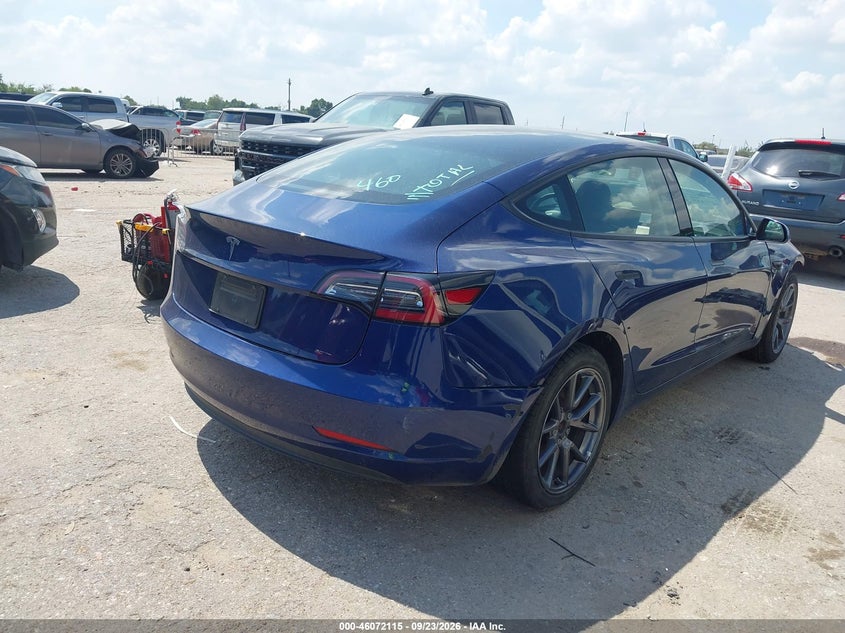 TESLA MODEL 3 2022 VIN 5YJ3E1EA5NF374375