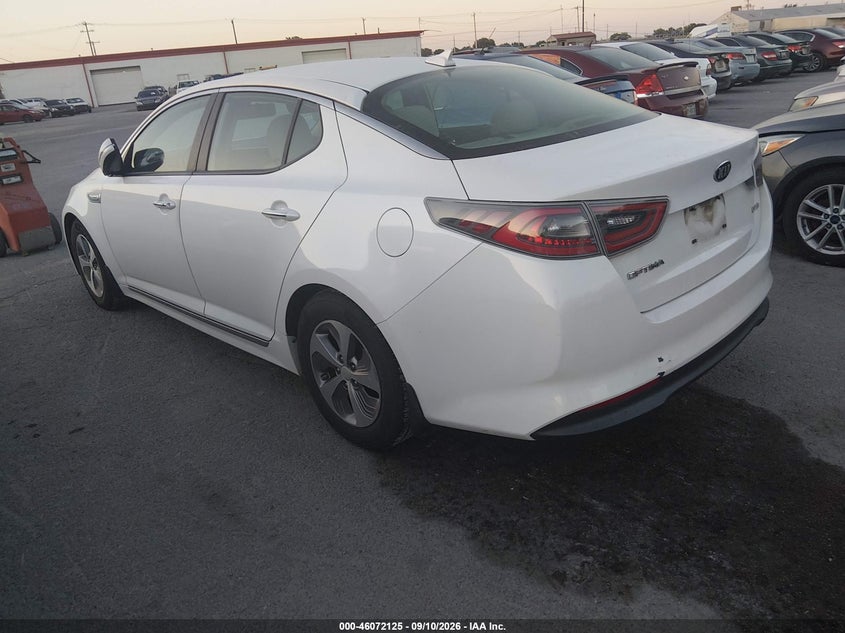 Vin: knagm4ad3e5074063, lot: 46571660, kia optima hybrid lx 20143