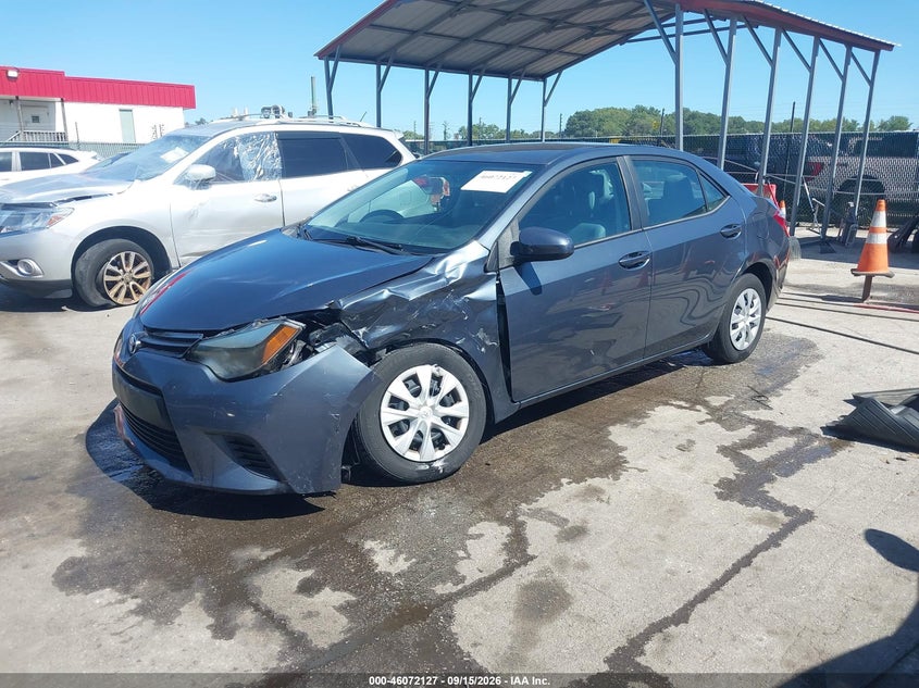 Vin: 2t1burhe1fc477715, lot: 46571662, toyota corolla l 20152
