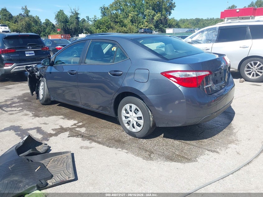 Vin: 2t1burhe1fc477715, lot: 46571662, toyota corolla l 20153