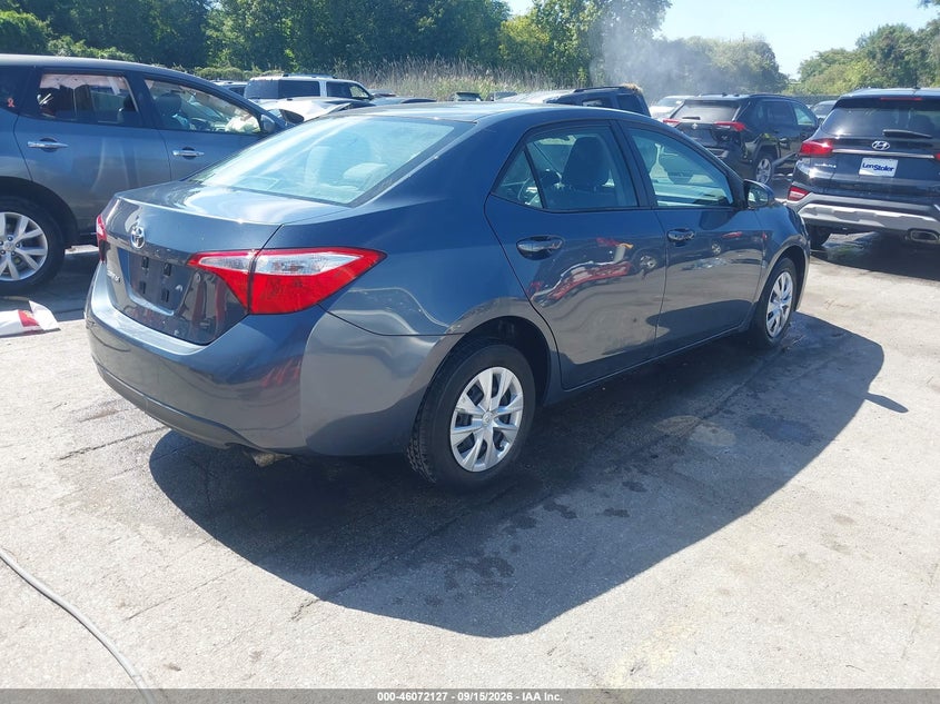 Vin: 2t1burhe1fc477715, lot: 46571662, toyota corolla l 20154
