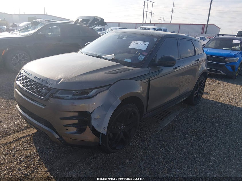 Vin: salzl2gx7lh030690, lot: 46571689, land rover range rover evoque r-dynamic se 20202