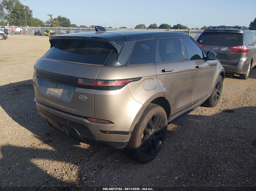 Vin: salzl2gx7lh030690, lot: 46571689, land rover range rover evoque r-dynamic se 20204