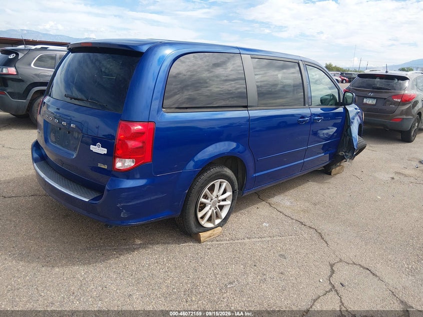Vin: 2c4rdgcg9dr687875, lot: 46571694, dodge grand caravan sxt 20134