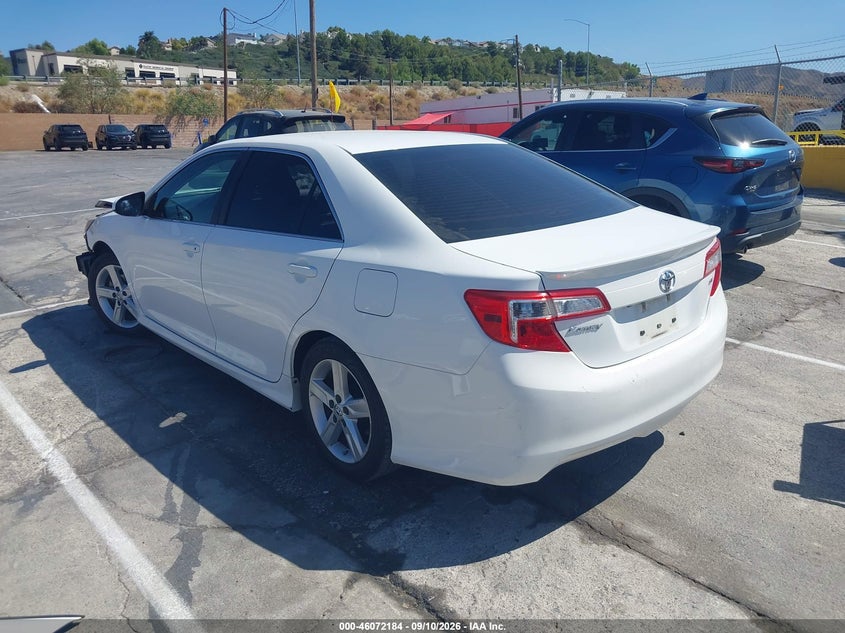 Vin: 4t1bf1fkxeu362175, lot: 46571719, toyota camry se 20143