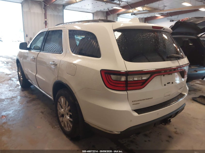 Vin: 1c4rdjeg2fc756170, lot: 46571749, dodge durango citadel 20153