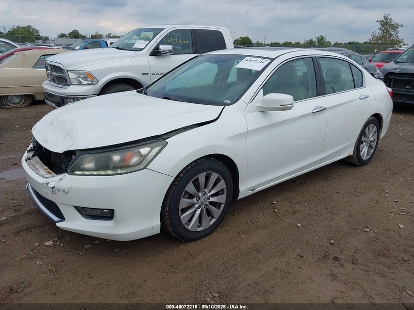 Vin: 1hgcr3f84ea032602, lot: 46571751, honda accord ex-l v-6 20142
