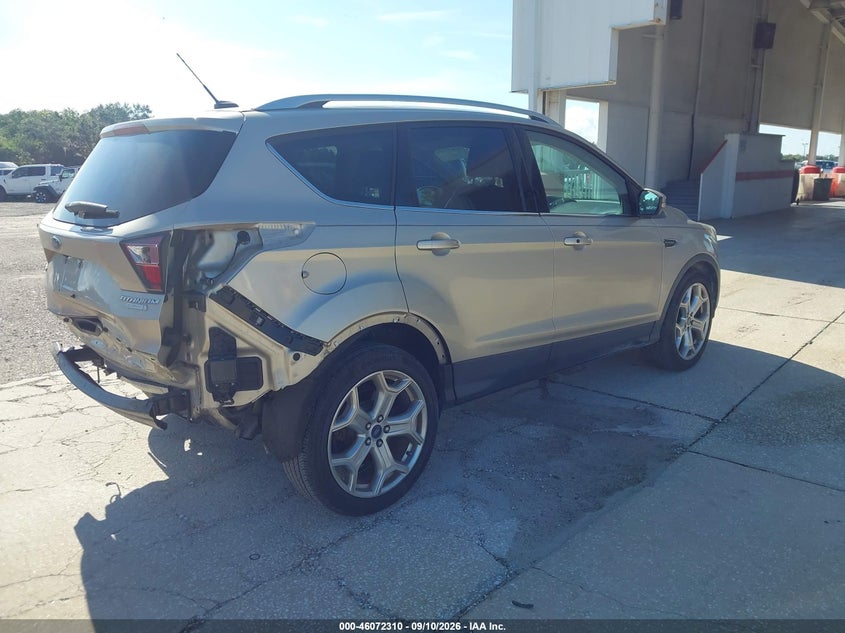 Vin: 1fmcu0j91hub57020, lot: 46571857, ford escape titanium 20174