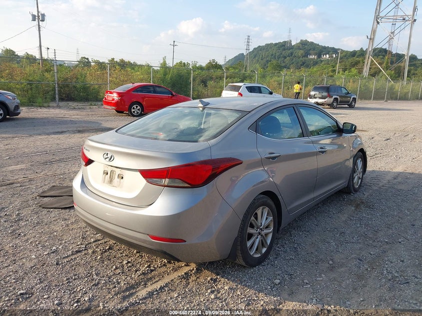 Vin: kmhdh4aexfu355198, lot: 46571921, hyundai elantra se 20154