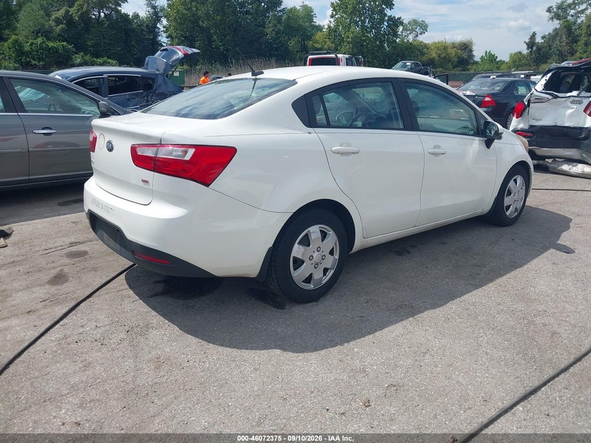 Vin: knadm4a3xe6361937, lot: 46571922, kia rio lx 20144