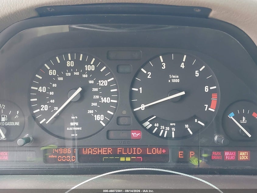 BMW 525 1991 VIN WBAHD6310MBJ63088