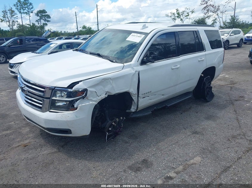 Vin: 1gnscakc4kr100203, lot: 46571956, chevrolet tahoe ls 20192