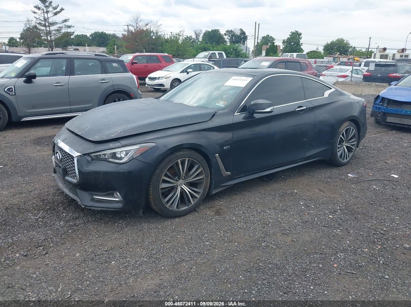 Vin: jn1ev7el5hm553821, lot: 46571958, infiniti q60 3.0t premium 20172