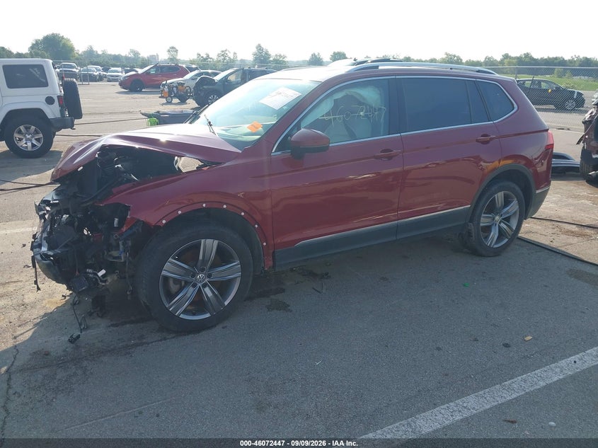 Vin: 3vv4b7ax6km072323, lot: 46571994, volkswagen tiguan 2.0t sel premium/2.0t sel premium r-line 20192