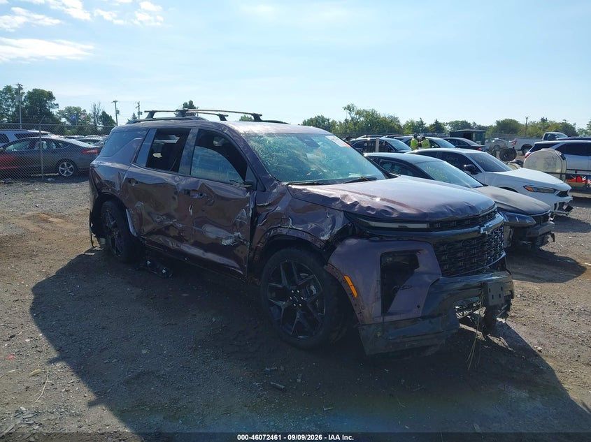 Vin: 1gnevlrs4sj271838, lot: 46572008, chevrolet traverse awd rs 2025 img_1