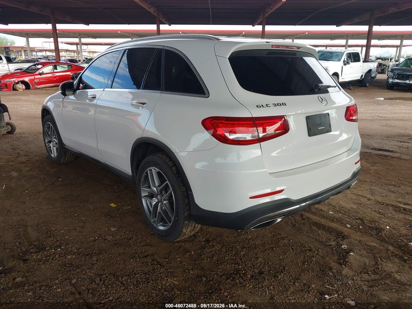 Vin: wdc0g4jb4gf080441, lot: 46572035, mercedes-benz glc 300 20163