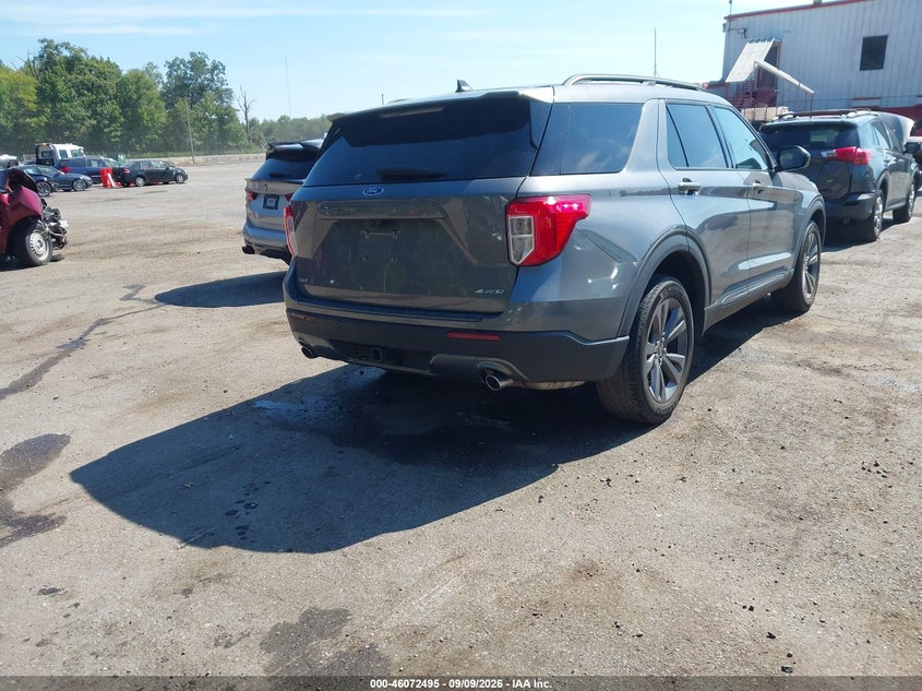 Vin: 1fmsk8dh4pgc23835, lot: 46572042, ford explorer xlt 20234