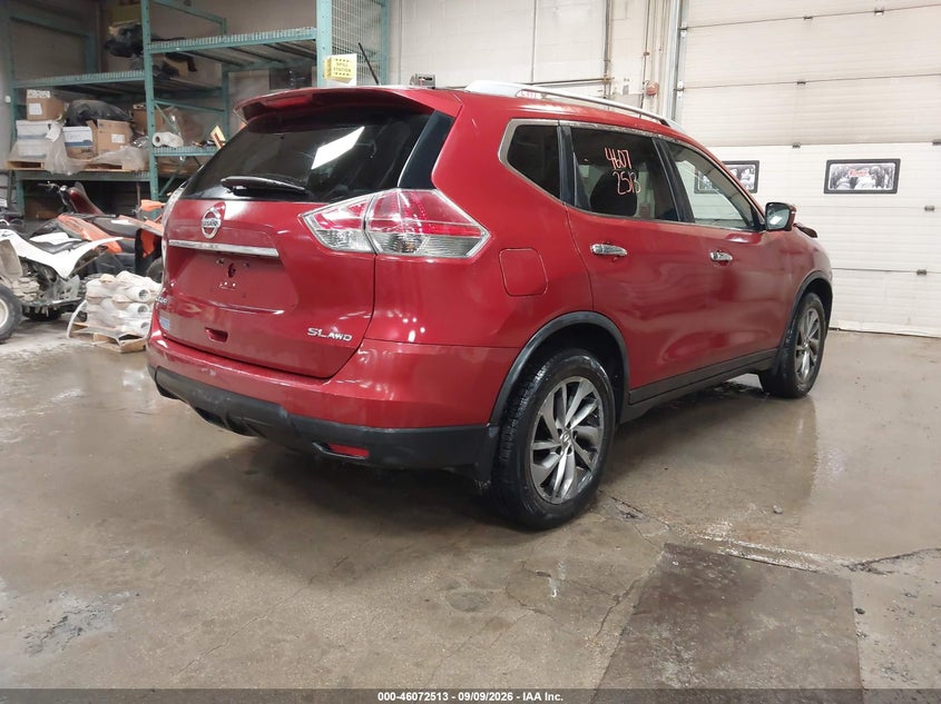 Vin: 5n1at2mv9fc765630, lot: 46572060, nissan rogue sl 20154