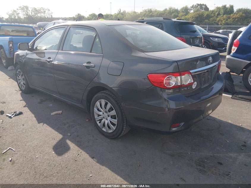 Vin: 2t1bu4ee2dc963227, lot: 46572090, toyota corolla le 20133
