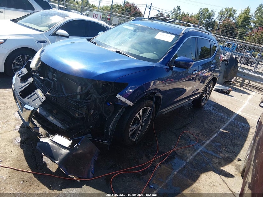 Vin: 5n1at2mv9hc862670, lot: 46572099, nissan rogue sl 20172