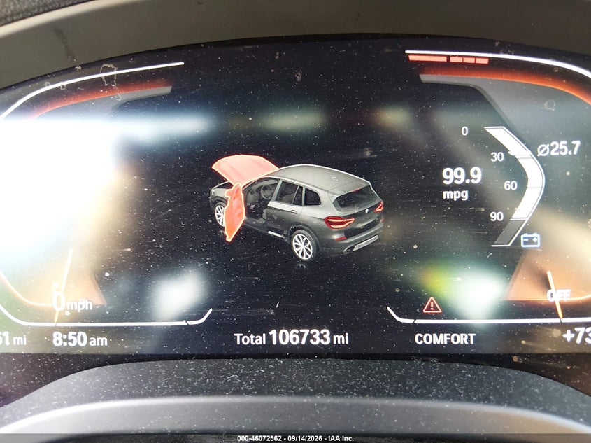 BMW X3 2020 VIN 5UXTY5C01L9C80088