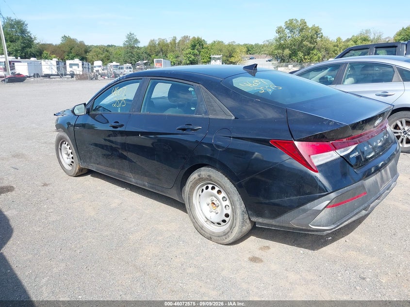 Vin: kmhlm4dj3su167374, lot: 46572122, hyundai elantra hybrid sel sport 20253