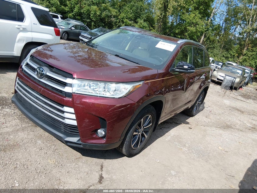 Vin: 5tdjzrfh5hs462266, lot: 46572132, toyota highlander xle 20172