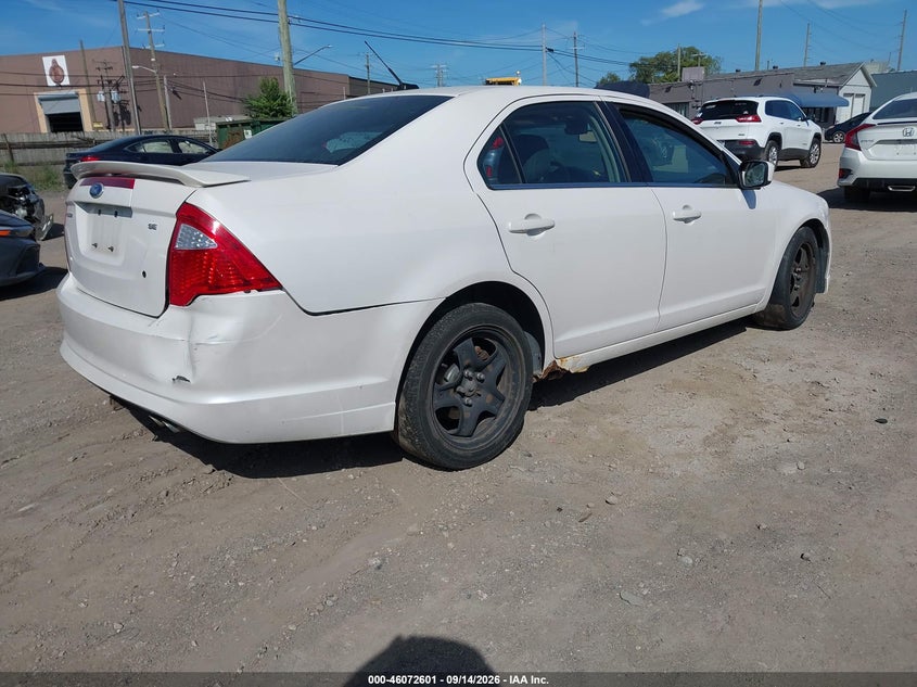 Vin: 3fahp0ha6ar422342, lot: 46572148, ford fusion se 20104