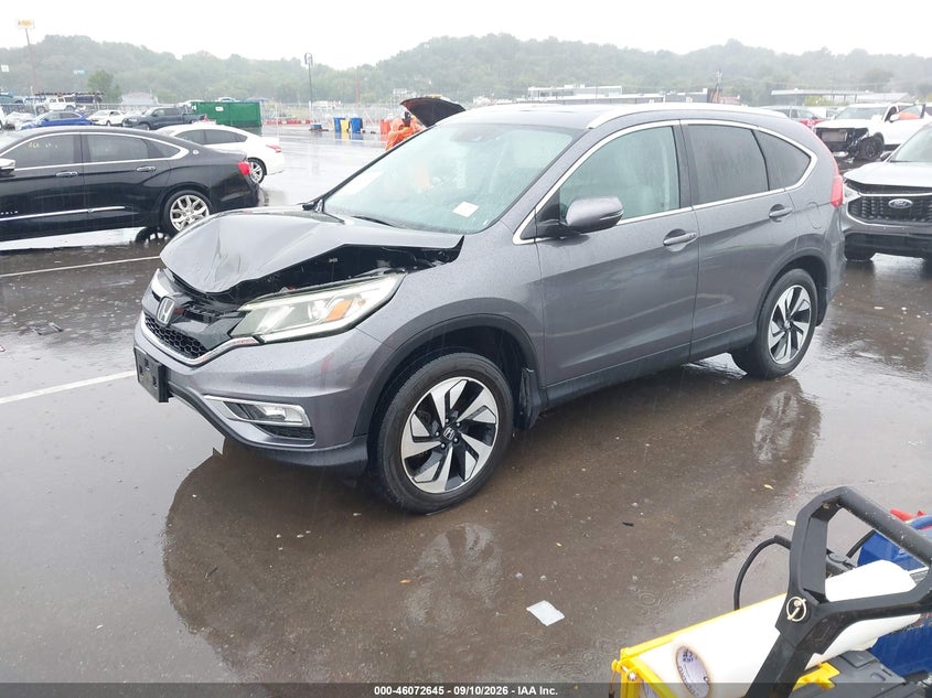 Vin: 5j6rm4h99gl125538, lot: 46572192, honda cr-v touring 20162