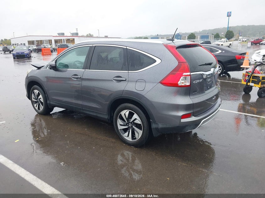 Vin: 5j6rm4h99gl125538, lot: 46572192, honda cr-v touring 20163