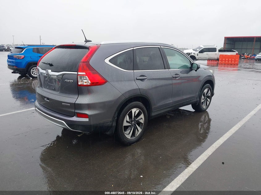 Vin: 5j6rm4h99gl125538, lot: 46572192, honda cr-v touring 20164