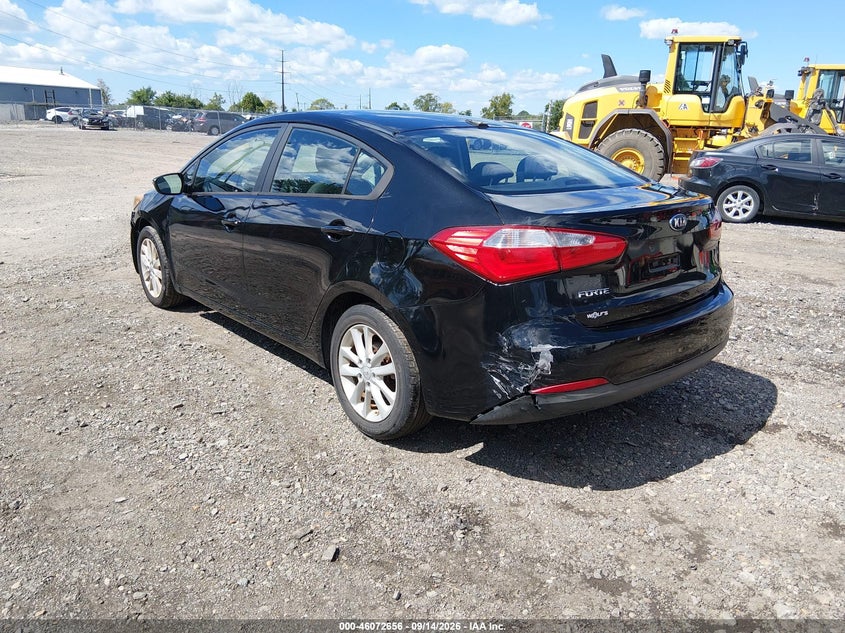 Vin: knafx4a62e5233160, lot: 46572203, kia forte lx 20142