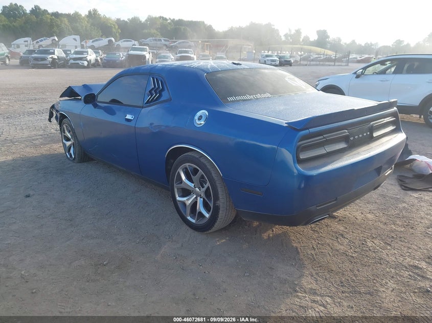 Vin: 2c3cdzbg8fh788406, lot: 46572228, dodge challenger sxt plus 20153