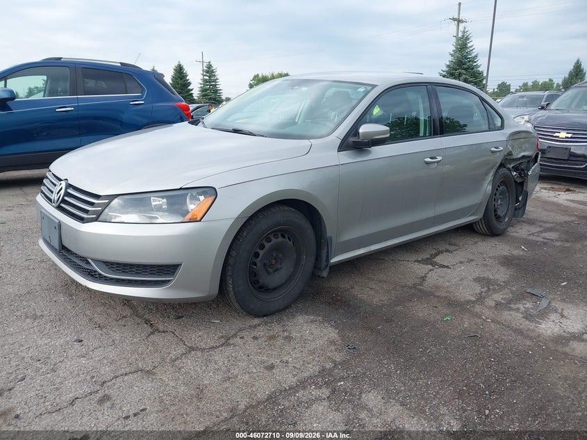 Vin: 1vwap7a3xdc032408, lot: 46572256, volkswagen passat 2.5l s 20132