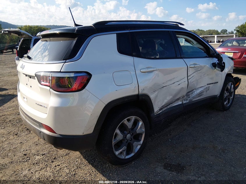 Vin: 3c4njdcb6kt843259, lot: 46572286, jeep compass limited 4x4 20194
