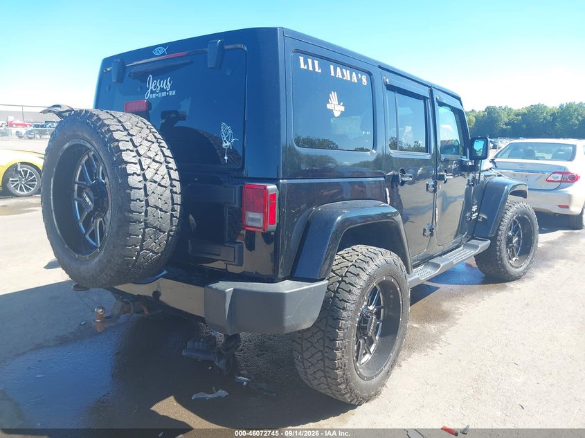 Vin: 1c4bjweg5hl591869, lot: 46572292, jeep wrangler unlimited sahara 4x4 20174